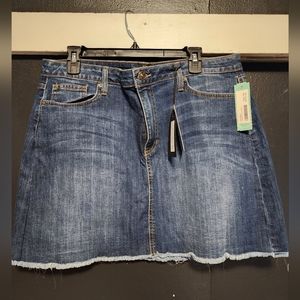Denim mini skirt